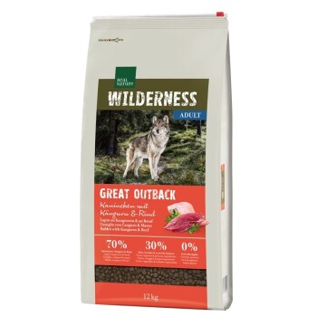 REAL NATURE WILDERNESS GREAT OUTBACK ADULT Lapin, kangourou et bœuf 12kg