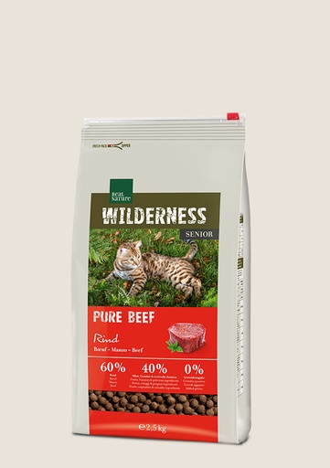 REAL NATURE WILDERNESS PURE BEEF SENIOR Bœuf 2.5kg